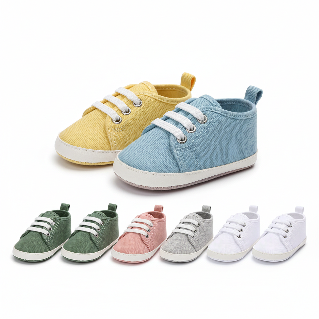 Baby Canvas Sneakers Side View