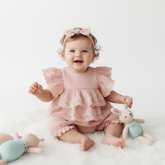 Baby Girl Romper Lifestyle