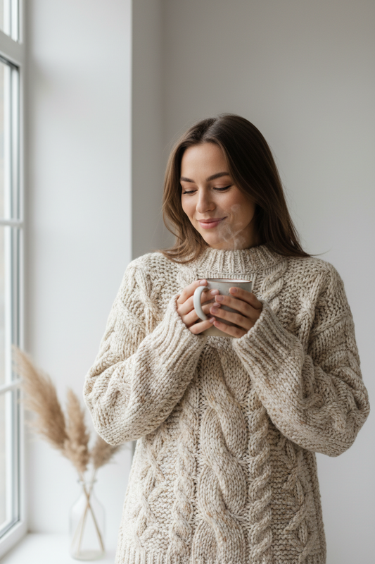 Women's Hand Knit Sweater